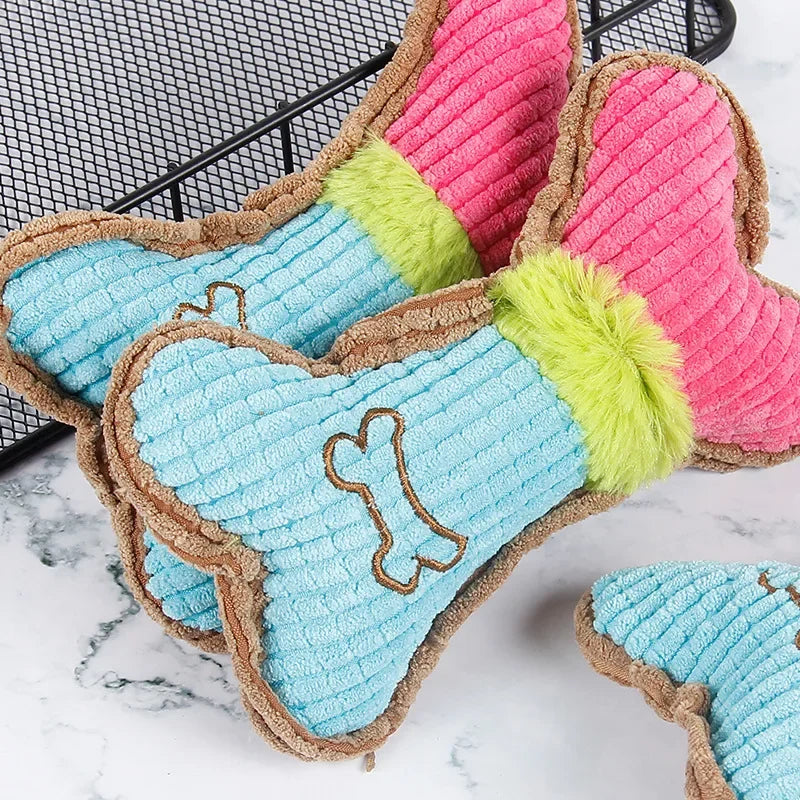 Interactive Plush Dog Toy