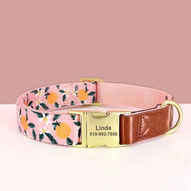 Floral Dog Collar