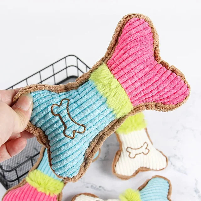 Interactive Plush Dog Toy