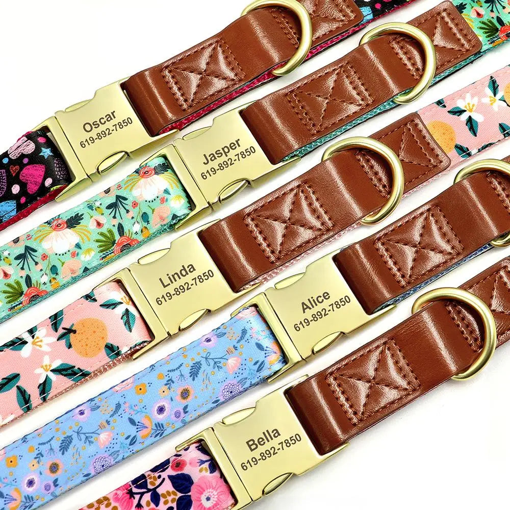 Floral Dog Collar