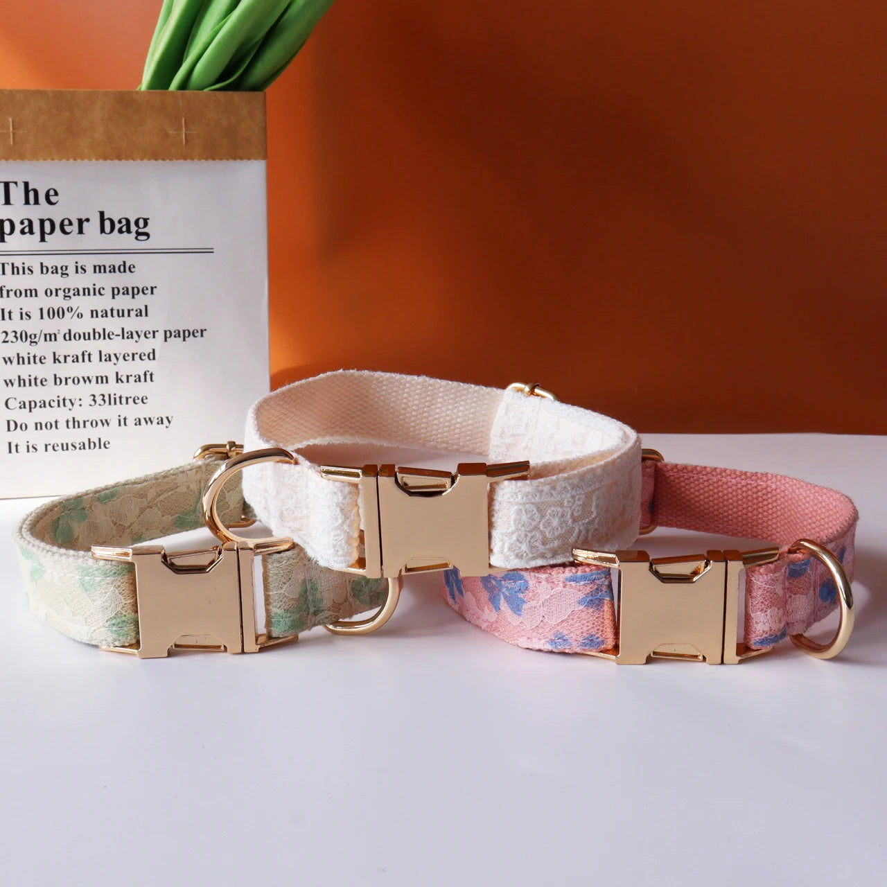 Lace Wedding Dog Collar