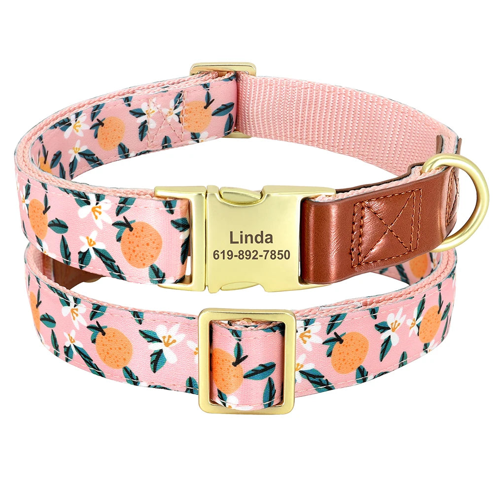 Floral Dog Collar