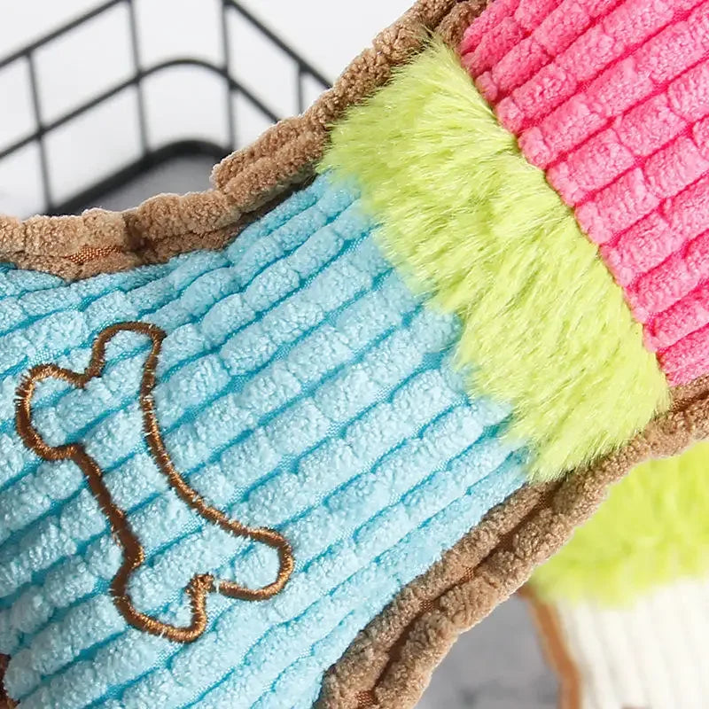 Interactive Plush Dog Toy