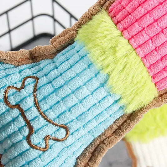 Interactive Plush Dog Toy