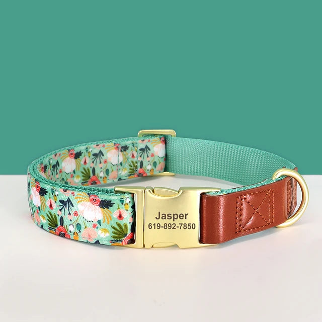 Floral Dog Collar